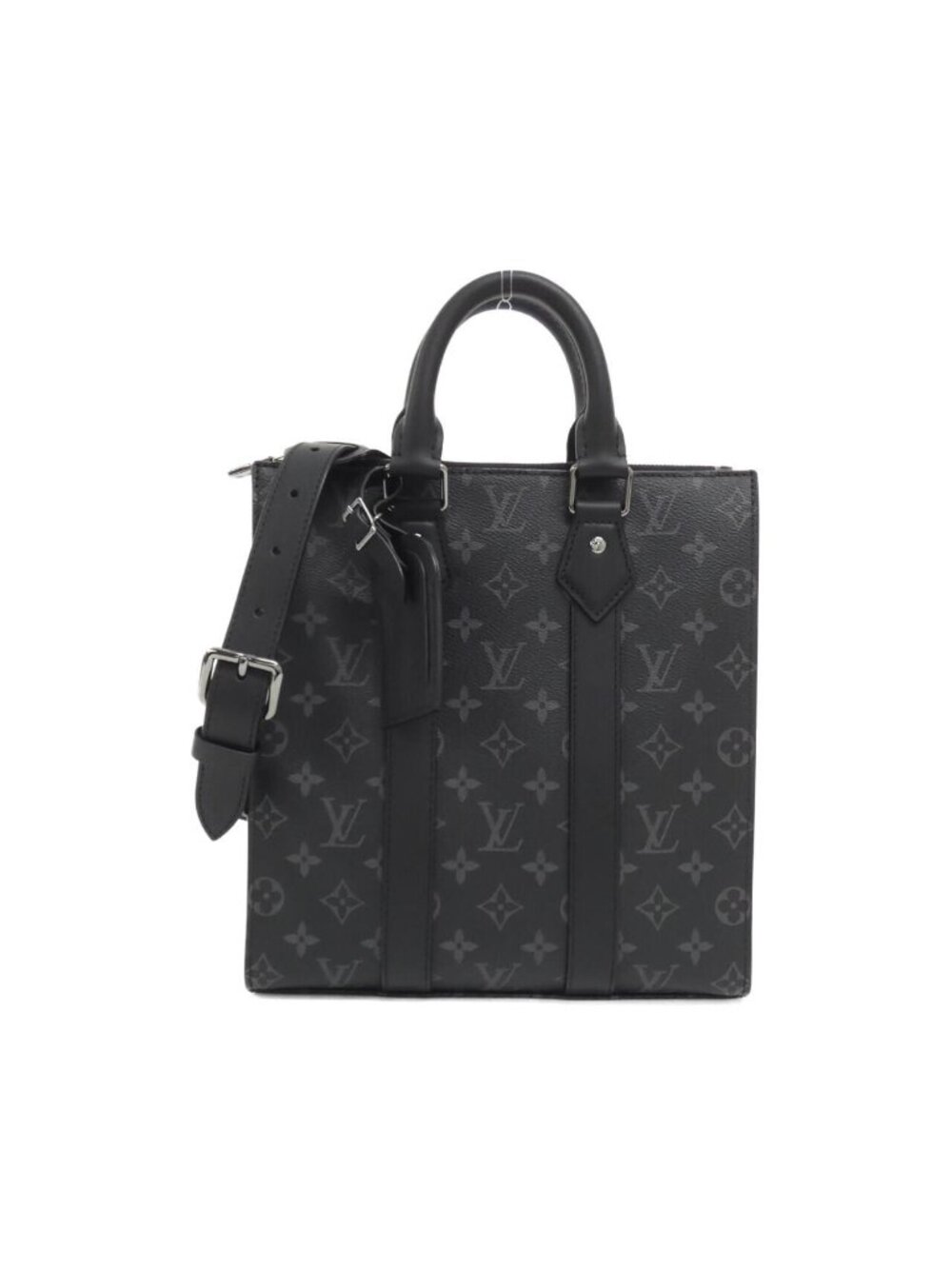 Louis Vuitton Monogram Eclipse Sac Plat Cross